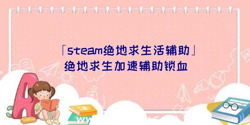 「steam绝地求生活辅助」|绝地求生加速辅助锁血